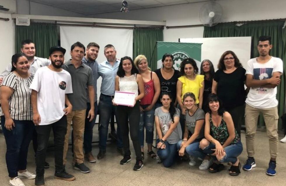 Entregaron certificados por el curso del "Programa Empleo Verde"