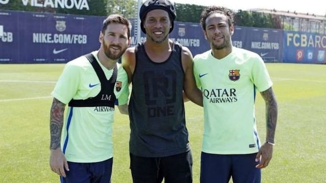 Ronaldinho Messi Neymar