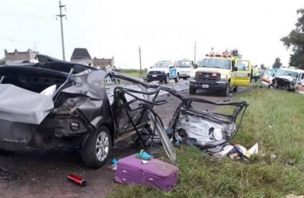 Dieron de alta al conductor de la ambulancia que se accidentó en Ruta 16