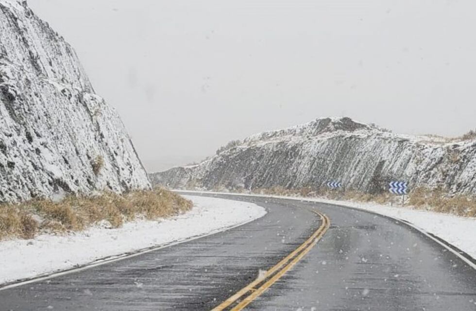 Nieve, heladas y temperaturas bajo cero en el día más frío del año en Córdoba