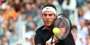 Del Potro ganó en su debut en el Masters 1000 de Roma y se metió en cuartos de final\u002E Foto: REUTER\u002E