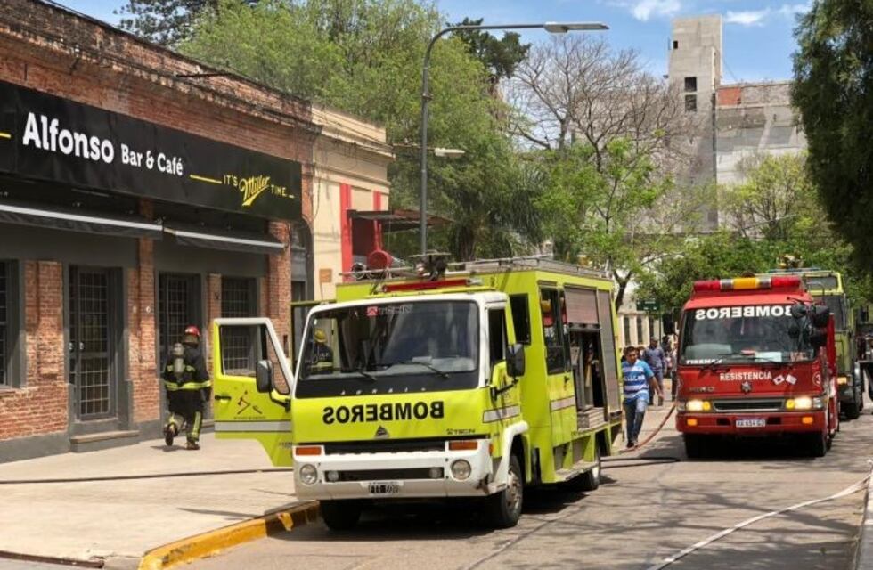 Incendio en el restobar "Alfonso" de Resistencia