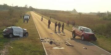Una familia perdió la vida en un siniestro vial en Corrientes