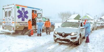 Hisopado del Personal de Salud en el Puerto de Ushuaia