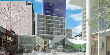 El Concejo Municipal aprobó la construcción del Parking Mall (Aldo Lattuca)