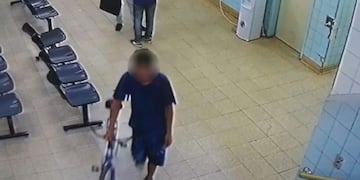 El joven quedó filmado y pudo ser detenido por la policía\u002E (Baigorria Informa)