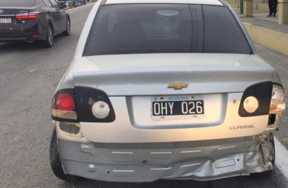 Accidente de tránsito por las calles Magallanes y Darwin