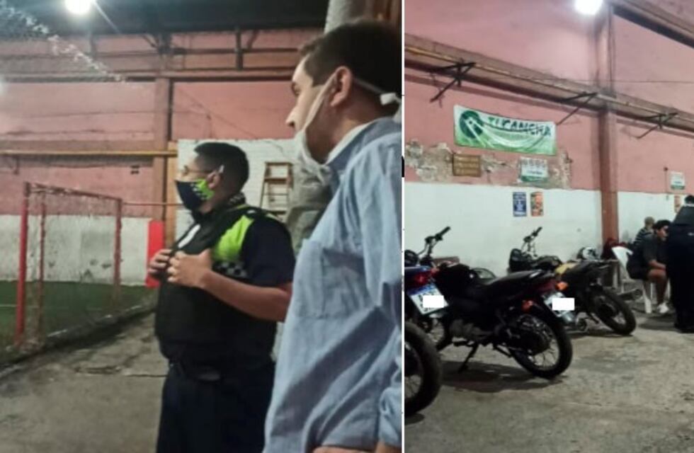 Se juntaron a jugar al fútbol y terminaron detenidos