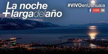 #VivoenUshuaia: transmisión en vivo de 24 horas a través de Facebook