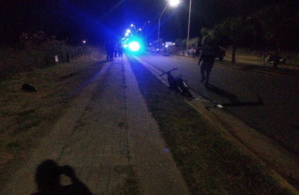 Chajarí: un joven perdió la vida mientras corría una picada con su moto