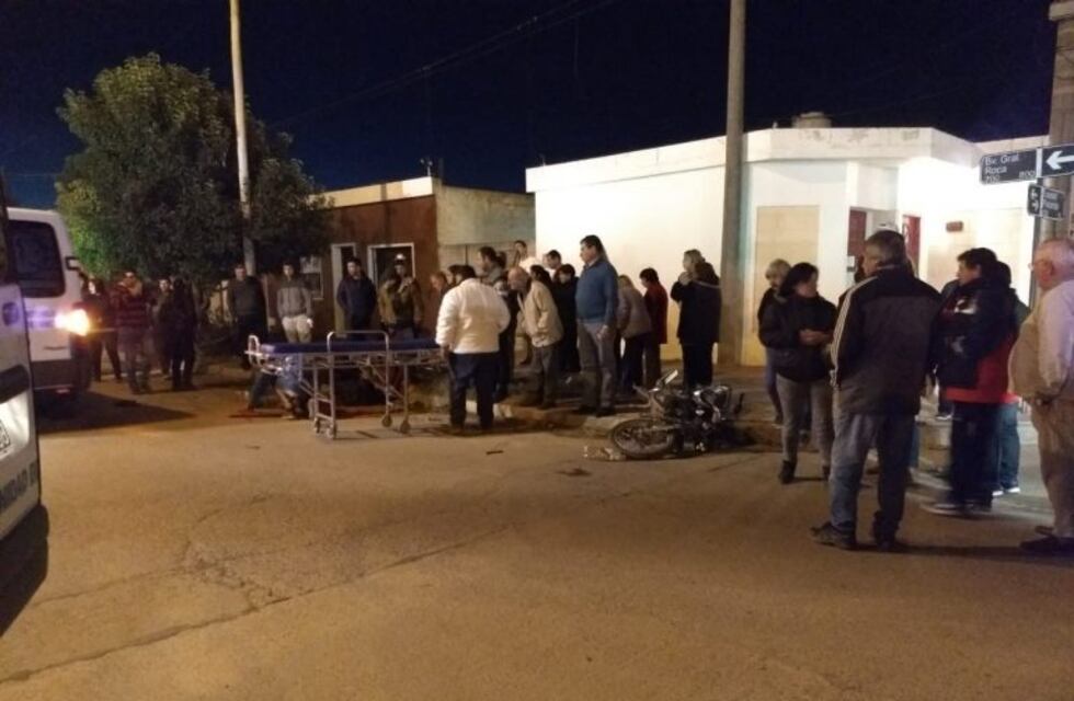 Dos motociclistas heridos tras un accidente ocurrido en Alcira Gigena