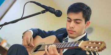Un guitarrista salteño fue reconocido a nivel internacional (Facebook Nicolás Vaca)