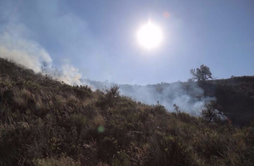 San Luis: controlaron un reinicio de incendio