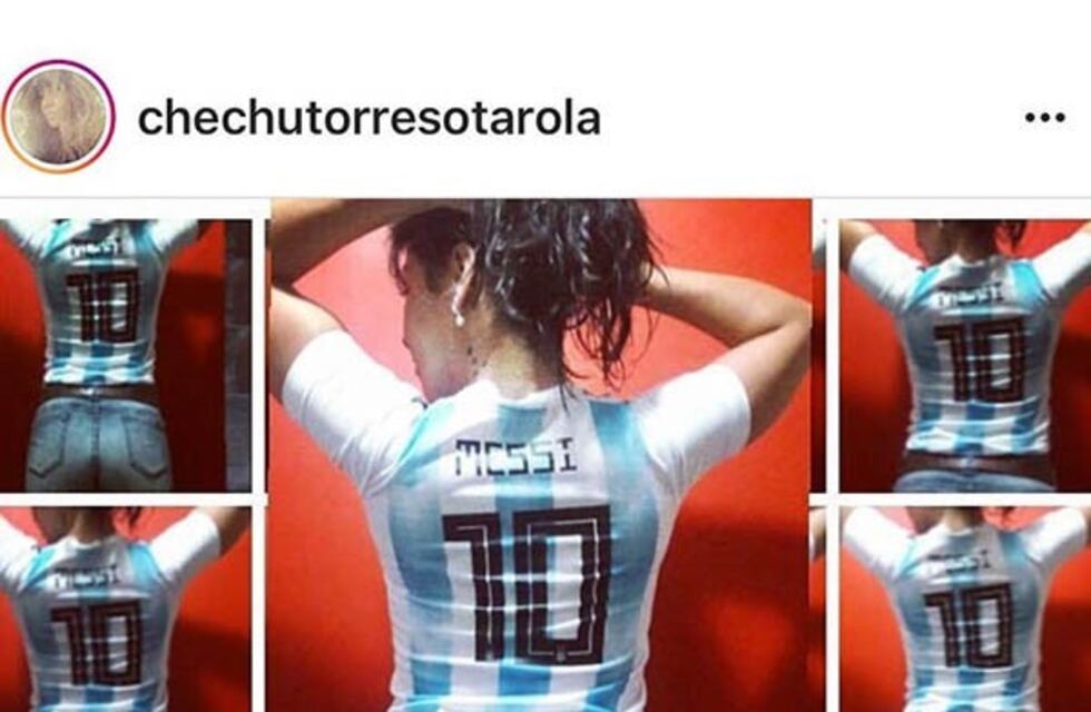 La sugestiva foto de una diputada para apoyar a la Selección de Fútbol