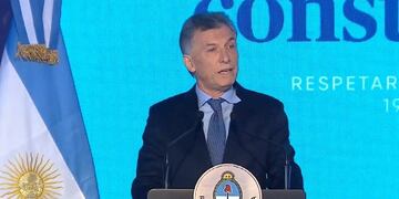 Macri llega a Santa Fe por los 25 años de la reforma constitucional\u002E (EFE)