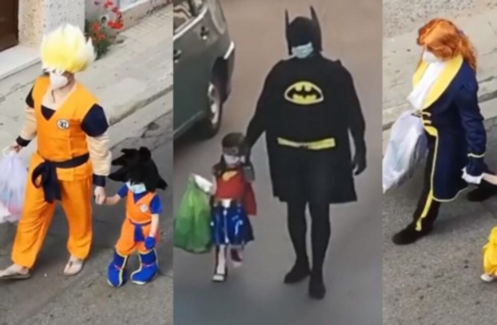 Un amor de padre: homenaje al "hombre de los disfraces" y su pequeña hija