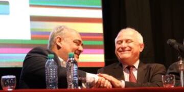 Los funcionarios vienen trabajando juntos por obras que involucran a ambas provincias.