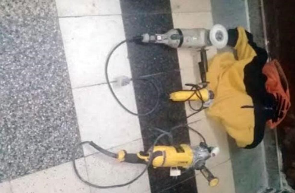 Atraparon a un sujeto que había robado en una marmolería