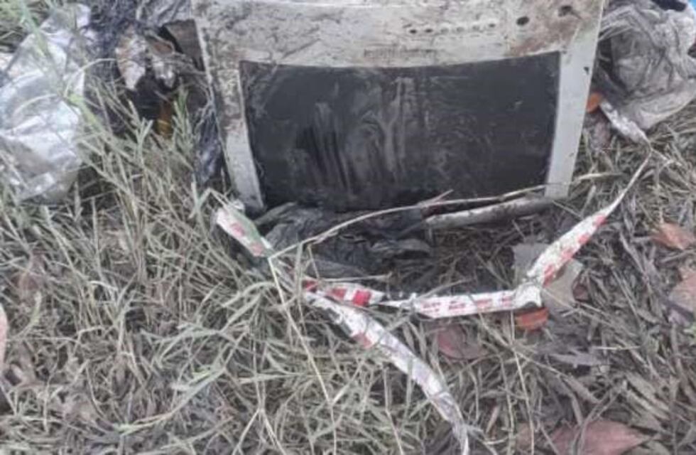 Limpiaban los desagües pluviales y encontraron un monitor de PC