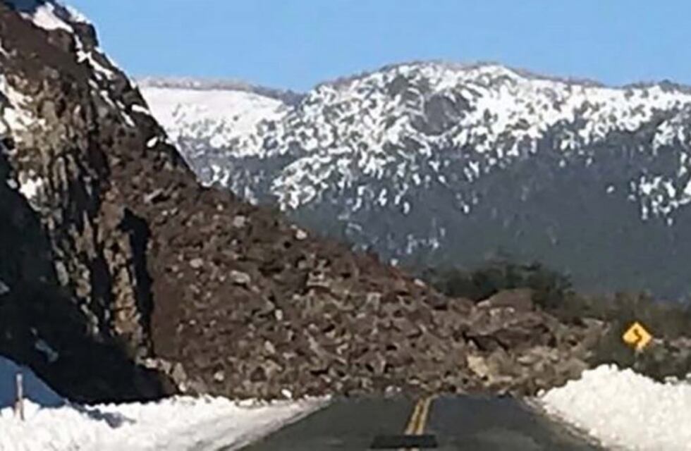 Así quedó la ruta 40 después del derrumbe en Villa La Angostura