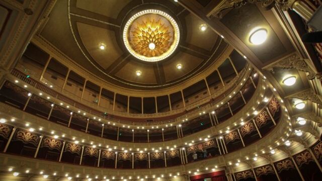 Así quedó el renovado Teatro del Libertador San Martín, sede central del Congreso de la Lengua en Córdoba. (Prensa Gobierno)