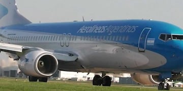 Avión de Aerolíneas Argentinas\u002E