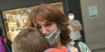 Terminal de Omnibus de Mendoza, el arribo del primer micro luego de siete meses\u002E