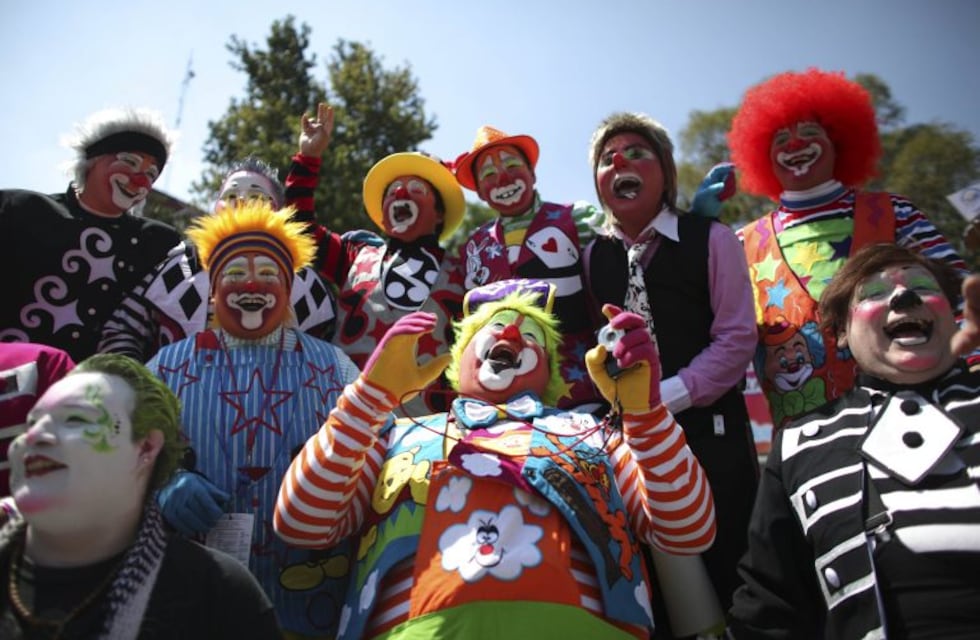 Los mejores payasos cordobeses festejan su día en Carlos Paz