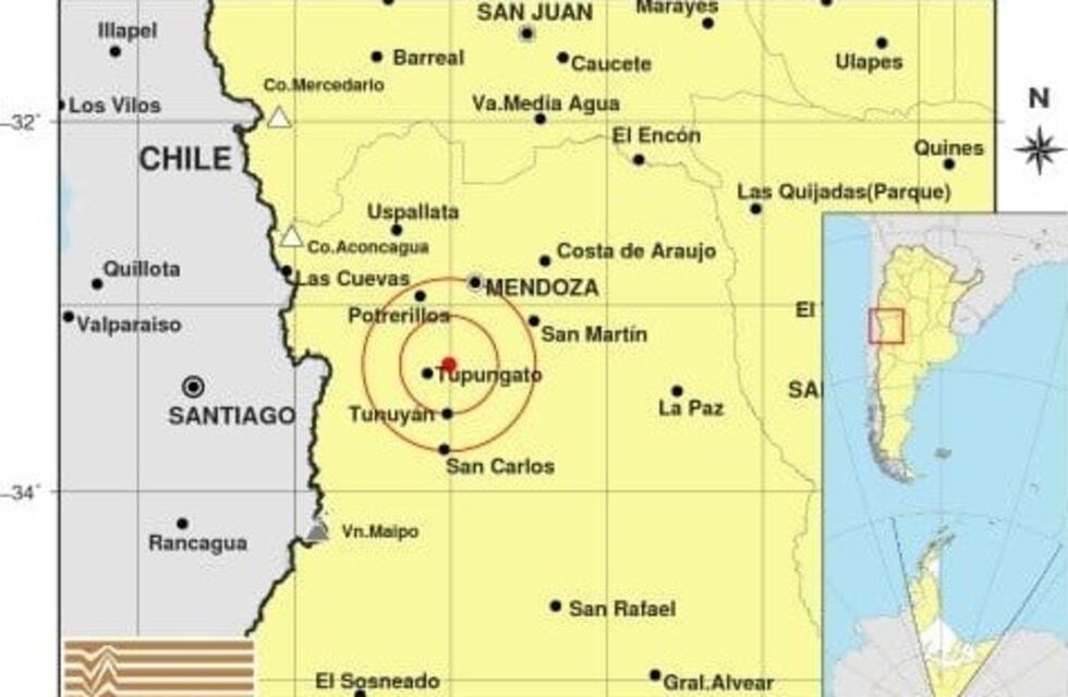 Un leve sismo movió a Mendoza
