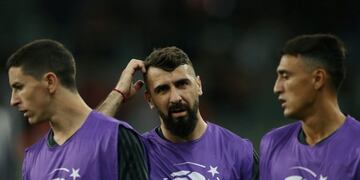 Soccer Football - Recopa Sudamericana - First Leg - Athletico Paranaense v River Plate - Arena da Baixada, Curitiba, Brazil - May 22, 2019 River Plate's Lucas Pratto during the warm up REUTERS/Rodolfo Buhrer