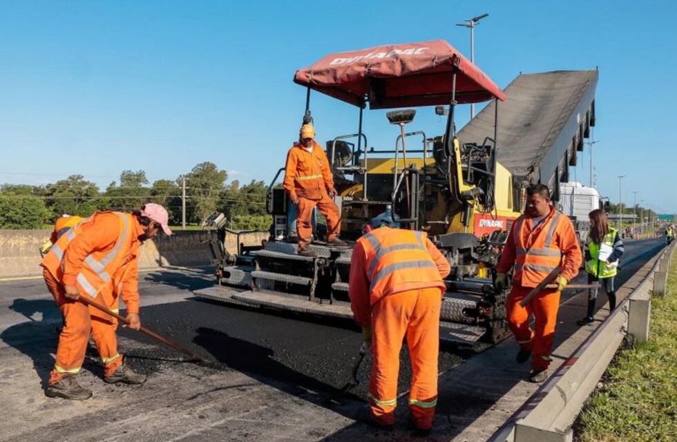 Comienza la repavimentación en la Autopista Buenos Aires-La Plata en el km 41