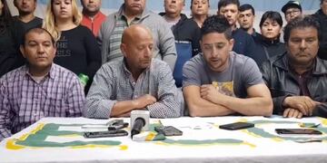 Conferencia de Prensa de Trabajadores municipales\u002E