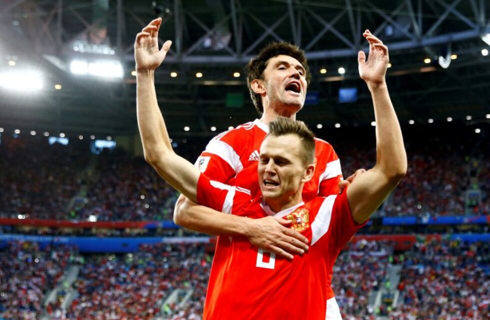 Mundial de Rusia 2018: Rusia derrotó 3-1 a Egipto y puso un pie en octavos