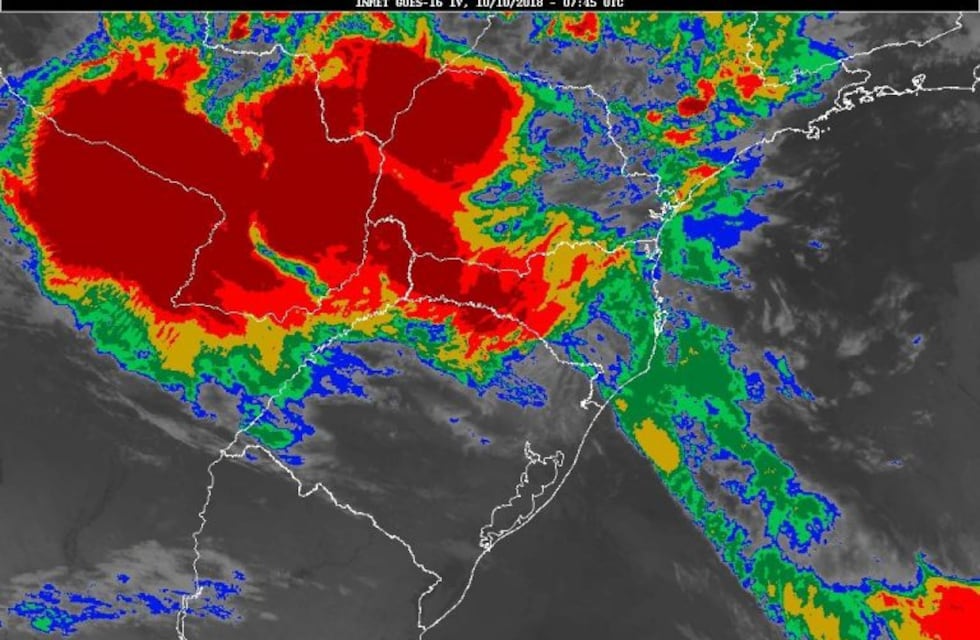 Volvió la lluvia a Misiones y hay tres municipios con riesgo de inundaciones
