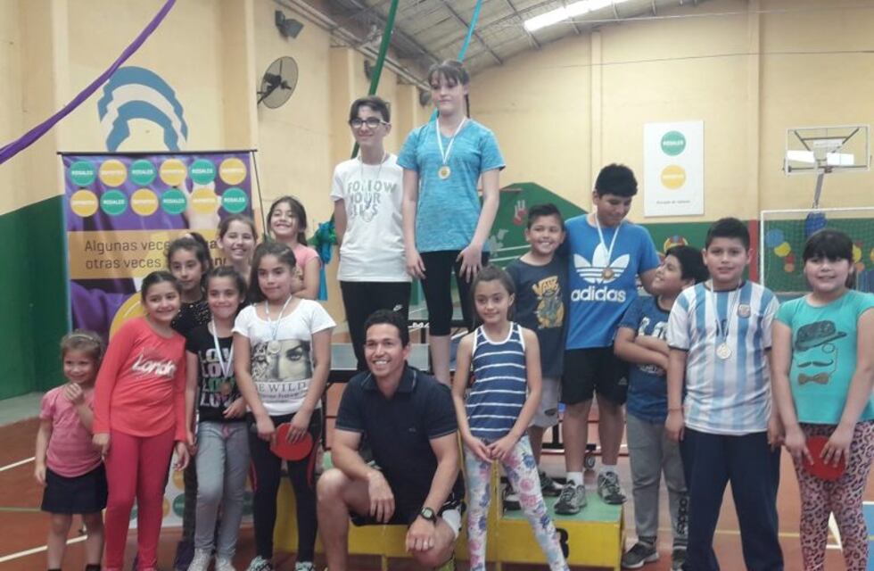 Los niños fueron protagonistas en el torneo de Tenis de Mesa