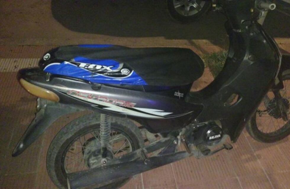 Recuperan una motocicleta debido al rápido accionar de la policía de Arroyito
