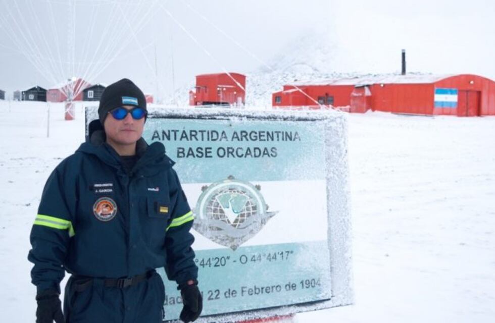 Un sampedreño se destaca haciendo Patria en la Antártida