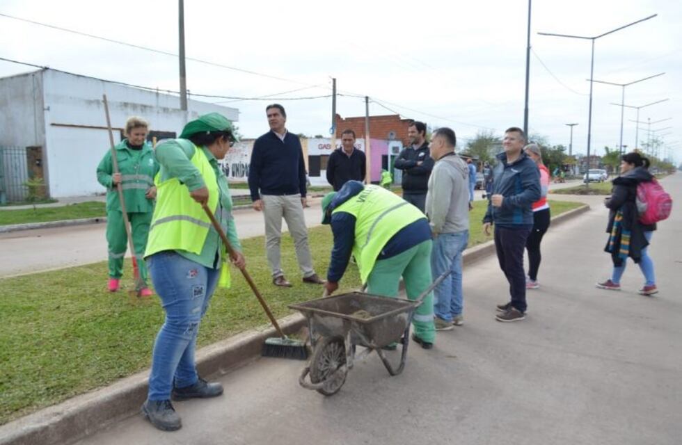 El Municipio llevó adelante un operativo de limpieza integral en distintas zonas de la ciudad