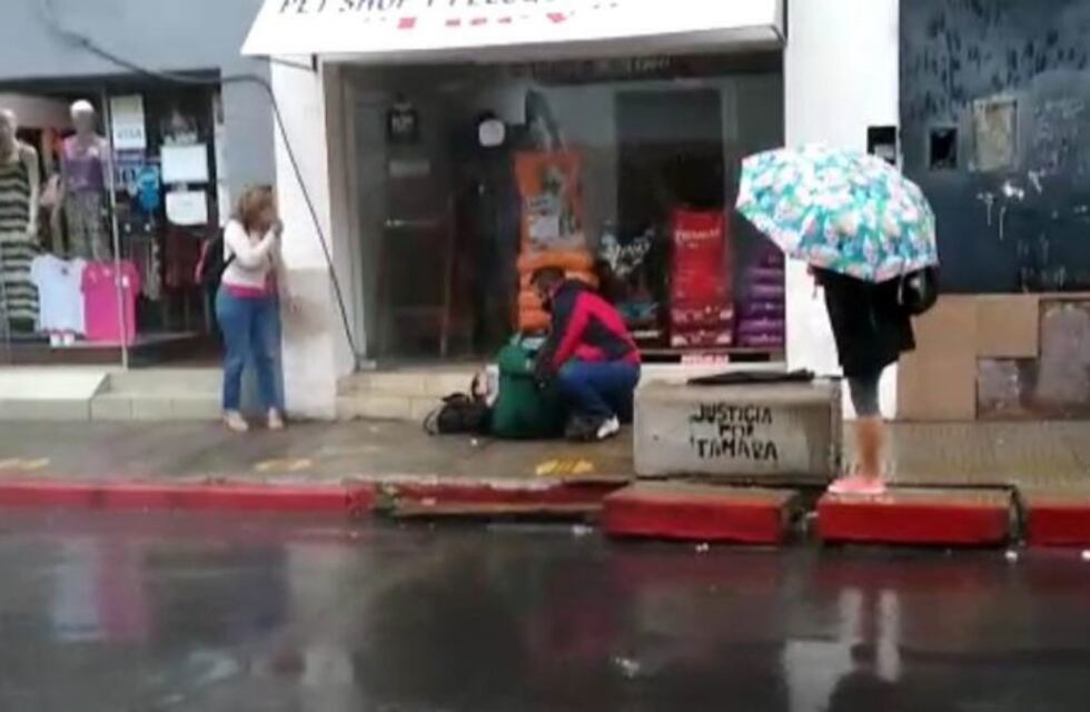 Violencia de género en pleno centro correntino