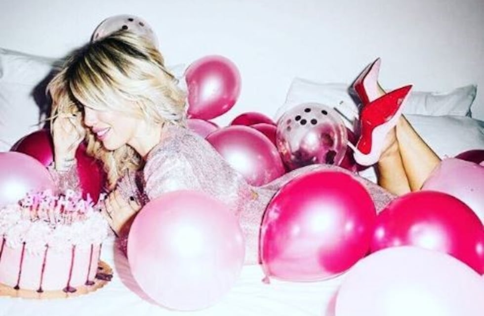 Wanda Nara festejó sus 32 años con una fiesta "sparkling pink"