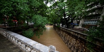 La Cañada en Córdoba tras las lluvias del fin de semana\u002E