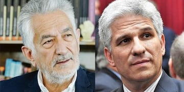 Alberto Rodríguez Saá y Claudio Poggi