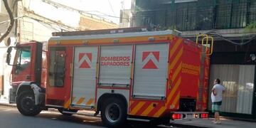 El derrumbe del techo se produjo en Francia y San Luis\u002E (Andrea Astiasuain)