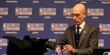 El comisionado de la NBA, Adam Silver (Foto: Dennis Wierzbicki-USA TODAY Sports)