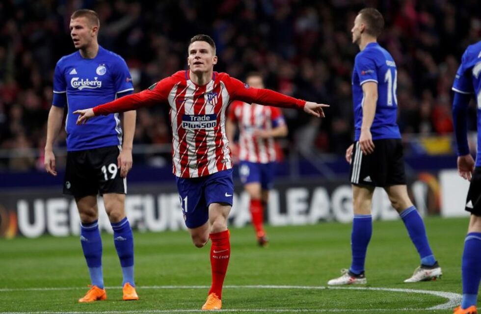 Atlético de Madrid superó 1-0 al Copenhague y clasificó a octavos de la Europa League