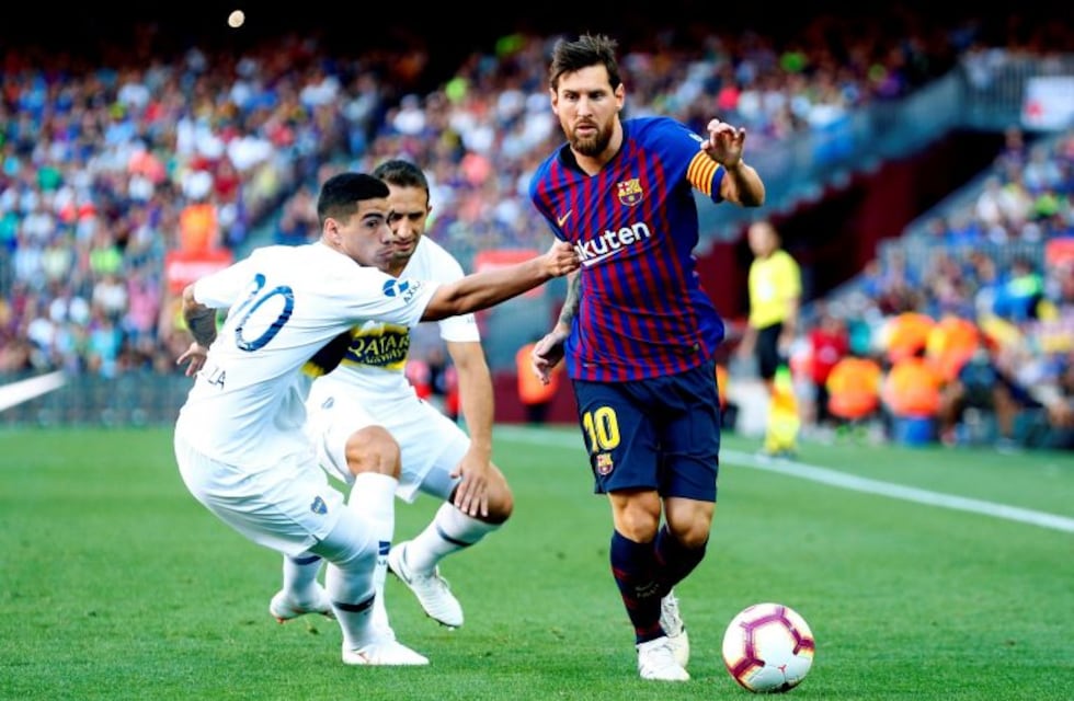 Con gol de Messi, Barcelona le ganó 3-0 a Boca por el Trofeo Joan Gamper