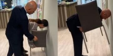 El reto de la silla (Foto:Captura)