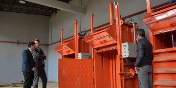 Trabajan para la puesta a punto de la planta de reciclado de Río Gallegos