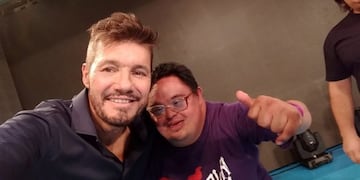 Cristian Emanuel Juárez conoció a Tinelli\u002E