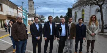 El gobernador Miguel Lifschitz asistiu00f3 al acto junto al intendente de Rufino\u002E